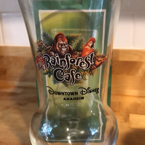 🛍️ NIB CLOSED DISNEY RainForest Cafe Hurricane Glass - Picture 2 of 4